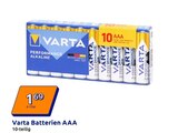 Batterien AAA von Varta im aktuellen Action Prospekt für 1,69 €