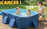 Piscine pliable en promo chez Gifi Piscine pliable dans le catalogue Gifi