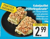 Kabeljaufilet „Pfifferlingskruste“ im EDEKA Prospekt Kabeljaufilet „Pfifferlingskruste“ von im aktuellen EDEKA Prospekt für 2,99 €