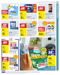 Offre Lessive dans le catalogue Carrefour du moment à la page 69