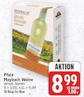 Pfalz Weine von Maybach für 8,99 € bei E center im Angebot Pfalz Weine von Maybach im aktuellen E center Prospekt