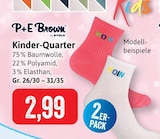 Kinder-Quarter Angebote von P+E Brown bei Kaufhaus Stolz Stralsund für 2,99 €
