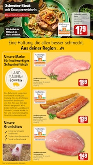Steak im aktuellen REWE Prospekt (Saarbrücken) Steak im REWE Prospekt "Dein Markt" mit 32 Seiten (Saarbrücken)