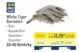 Aktuelles White Tiger Garnelen Angebot bei METRO in Nürnberg ab 12,08 €