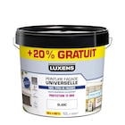 Peinture extérieure façade Universelle LUXENS blanc mat 10L+20% gratuit - LUXENS dans le catalogue Leroy Merlin