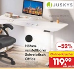 Höhenverstellbarer Schreibtisch Office im Angebot bei Netto Marken-Discount in Weiden Höhenverstellbarer Schreibtisch Office Angebote von Juskys bei Netto Marken-Discount Weiden für 119,99 €