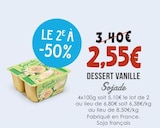 Dessert Vanille - Sojade en promo chez Naturalia Dessert Vanille - Sojade dans le catalogue Naturalia