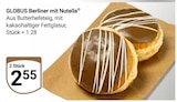 Berliner mit Nutella Angebote von Globus bei GLOBUS Maintal für 2,55 €
