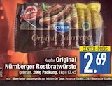 Original Nürnberger Rostbratwürste im Angebot bei E center in Germering Original Nürnberger Rostbratwürste Angebote von Kupfer bei E center Germering für 2,69 €
