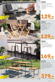 Gartenmöbel im Globus-Baumarkt Prospekt "Immer eine Idee besser" mit 28 Seiten (Karlsruhe)