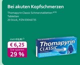 Classic Schmerztabletten bei mea - meine apotheke im Prospekt "" für 6,25 €
