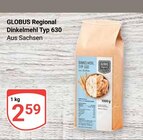 Dinkelmehl Typ 630 Angebote von Globus Regional bei GLOBUS Halle für 2,59 €