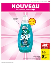 Promos Lessive Liquide dans le catalogue "LE TOP CHRONO DES PROMOS" de Carrefour à la page 13