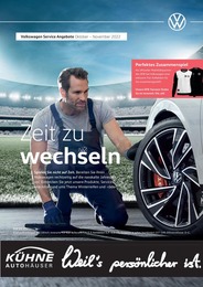 Volkswagen Prospekt für Bad Düben mit 1 Seite Volkswagen Prospekt für Bad Düben: "Zeit zu wechseln", 1 Seite, 01.09.2022 - 30.11.2022
