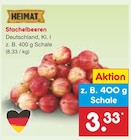 Stachelbeeren von HEIMAT für 3,33 € bei Netto Marken-Discount im Angebot Stachelbeeren von HEIMAT im aktuellen Netto Marken-Discount Prospekt