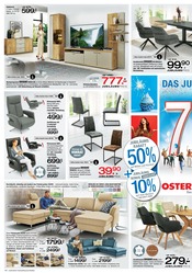 Aktueller Ostermann Prospekt mit Tisch, "77 Jahre Ostermann – Das Jubiläum", Seite 2