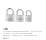 64TI von ABUS für 3,99 € bei Werkmarkt Andre Neilling im Angebot 64TI von ABUS im aktuellen Werkmarkt Andre Neilling Prospekt