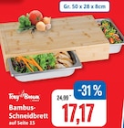 Bambus-Schneidbrett Angebote von Tony Brown by Stolz bei Kaufhaus Stolz Neubrandenburg für 17,17 €