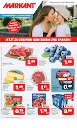 Markant Nordwest Prospekt für Bielefeld mit 12 Seiten Markant Nordwest Prospekt für Bielefeld: "DER MARKT FÜR GUTES ESSEN UND TRINKEN", 12 Seiten, 26.05.2026 - 30.05.2026