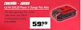 Aktuelles 4,0 Ah SEALED Power X-Change Plus Akku Angebot bei OBI in Bochum ab 59,99 €
