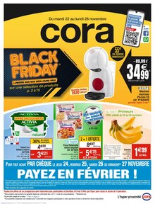 Prospectus Cora à Heillecourt, "Black Friday : lumière sur nos meilleurs prix", 44 pages de promos valables du 22/11/2022 au 28/11/2022