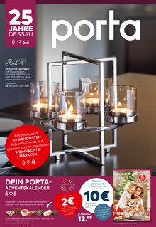 porta Möbel Prospekt für Köthen (Anhalt) mit 12 Seiten porta Möbel Prospekt für Köthen (Anhalt): DEIN PORTA-ADVENTSKALENDER, 12 Seiten, 10.10.2021 - 31.10.2021