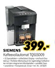 Aktuelle Kaffee Angebote bei MEDIMAX in Dinslaken Aktuelles Kaffeevollautomat TQ515D09 Angebot bei MEDIMAX in Dinslaken ab 399,00 €