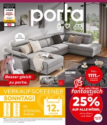 porta Möbel Prospekt für Rochau mit 10 Seiten porta Möbel Prospekt für Rochau: "BESSER GLEICH ZU PORTA", 10 Seiten, 05.01.2025 - 18.01.2025