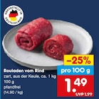 Rouladen vom Rind im Angebot bei Netto Marken-Discount in Mönchengladbach Rouladen vom Rind Angebote bei Netto Marken-Discount Mönchengladbach für 1,49 €
