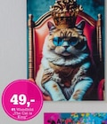 Wandbild "The Cat is King" Angebote bei Höffner Stade für 49,00 €