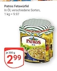 Fetawürfel im Angebot bei GLOBUS in Krefeld Fetawürfel Angebote von Patros bei GLOBUS Krefeld für 2,99 €