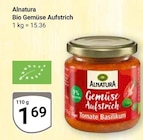Bio Gemüse Aufstrich Tomate Basilikum bei GLOBUS im Hermsdorf Prospekt für 1,69 €