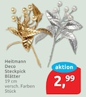 Deco Steckpick Blätter im budni Prospekt Deco Steckpick Blätter von Heitmann im aktuellen budni Prospekt für 2,99 €