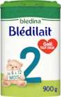 Promo 50% DE REMISE IMMÉDIATE SUR LA GAMME DES LAITS INFANTILES BLÉDILAIT à  dans le catalogue Auchan Supermarché à Gannat