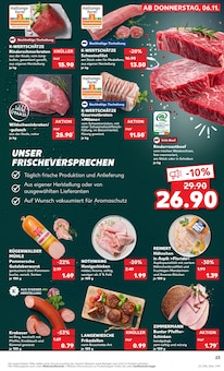 Hackfleisch im aktuellen Kaufland Prospekt (Paderborn) Hackfleisch im Kaufland Prospekt "Aktuelle Angebote" mit 64 Seiten (Paderborn)