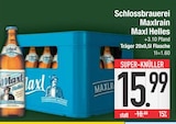 Maxl Helles von Schlossbrauerei Maxlrain im aktuellen EDEKA Prospekt für 15,99 €