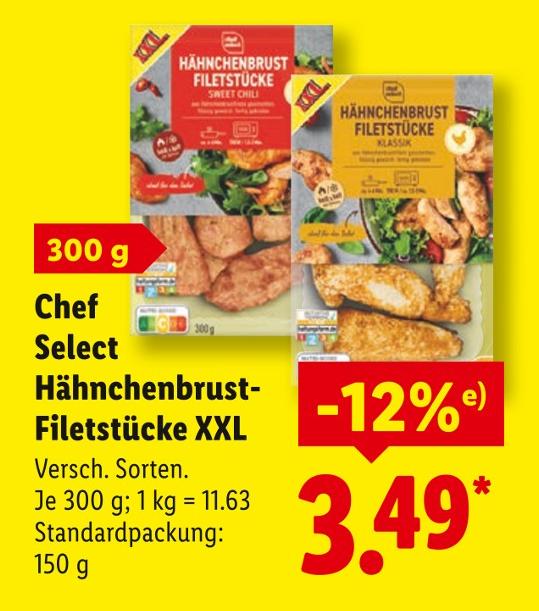 Hähnchenbrust-Filetstücke XXL Klassik