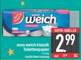 sooo weich klassik Toilettenpapier von Gut & Günstig im aktuellen EDEKA Prospekt für 2,99 €