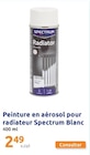 Peinture en aérosol pour radiateur blanc - Spectrum en promo chez Action Saint-Martin-d'Hères à 2,49 €