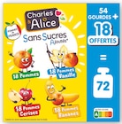 Gourdes sans sucres ajoutés - Charles & Alice en promo chez Super U Gourdes sans sucres ajoutés - Charles & Alice dans le catalogue Super U