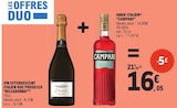 Vin effervescent italien doc proseссo "Riccadonna" + Amer Italien "Campari" - Campari en promo chez E.Leclerc Vin effervescent italien doc proseссo "Riccadonna" + Amer Italien "Campari" - Campari dans le catalogue E.Leclerc