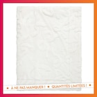 Plaid nAuds 130x160cm blanc - B&M à Le Havre Plaid nAuds 130x160cm blanc en promo chez B&M Le Havre à 12,00 €