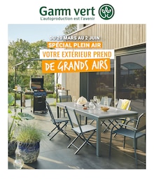 Prospectus Gamm vert en cours, "Spécial plein air", page 1 sur 32