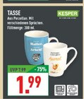 Tasse im Angebot bei Marktkauf in Beckum Tasse Angebote von KESPER bei Marktkauf Beckum für 1,99 €