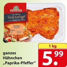 WIESENHOF ganzes Hähnchen „Paprika-Pfeffer“ bei famila Nordost in Bremen WIESENHOF ganzes Hähnchen „Paprika-Pfeffer“ im Angebot bei famila Nordost Bremen für 5,99 €
