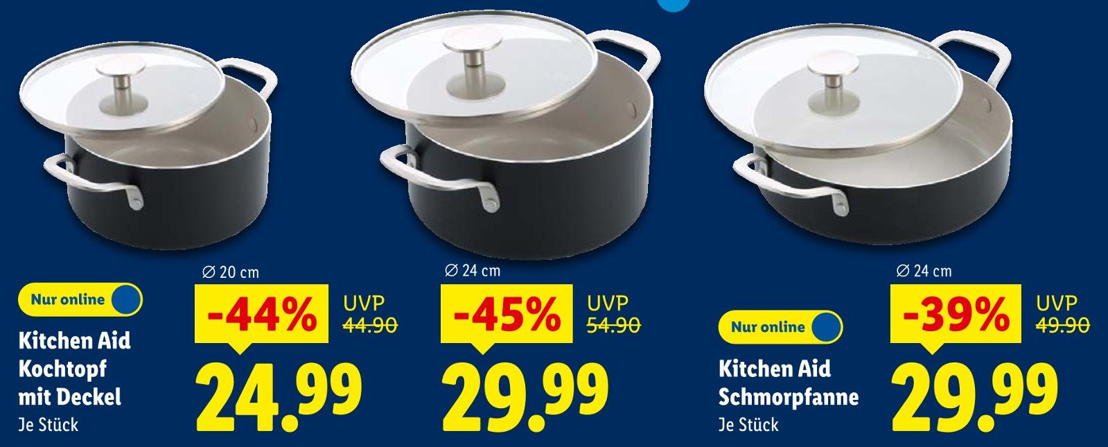 Kitchen Aid Kochtopf mit Deckel
