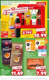 Coca Cola im aktuellen Kaufland Prospekt (Lörrach) Coca Cola im Kaufland Prospekt "Hier bin ich richtig" mit 67 Seiten (Lörrach)