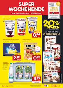 Kinder Schokolade Angebot im aktuellen Netto Marken-Discount Prospekt auf Seite 47