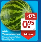 Mini-Wassermelone, lose bei ALDI SÜD im Oberwesel Prospekt für 0,95 €