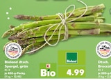 dtsch. Spargel, grün im Angebot bei Kaufland in Oldenburg dtsch. Spargel, grün Angebote von Bioland bei Kaufland Oldenburg für 4,99 €